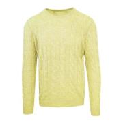 Malo Herr Solid Sweater Kollektion Yellow, Herr