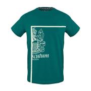Aquascutum Logodetalj Bomull T-shirt Vår/Sommarkollektion Green, Herr
