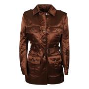 Tom Ford Blank Duchesse Safari Jacka Brown, Dam