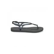 Havaianas Flat Sandals Black, Dam