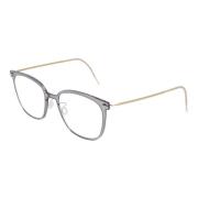 Lindbergh Titanium Fyrkantiga Glasögon Gray, Unisex