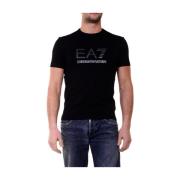 Emporio Armani EA7 Casual Sweatshirt Tee Black, Herr