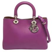 Dior Vintage Pre-owned Laeder totevskor Purple, Dam