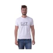 Emporio Armani EA7 Casual Sweatshirt Tee White, Herr