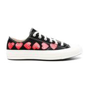 Comme des Garçons Play Låg Topp Multi Heart Sneakers Multicolor, Herr