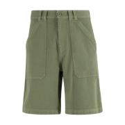 A.p.c. Militär Shorts Kort Parker Green, Herr