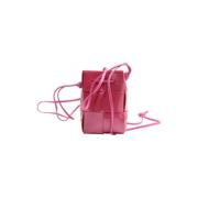 Bottega Veneta Vintage Pre-owned Laeder crossbodyvskor Pink, Dam