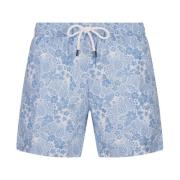 Fedeli Blå Tropiska Badshorts Multicolor, Herr