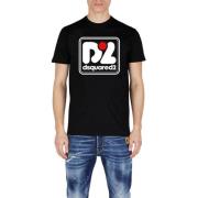 Dsquared2 Herr T-shirt Black, Herr