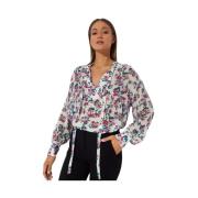 Pinko Blommig Blus Benita Multicolor, Dam