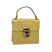 Louis Vuitton Vintage Pre-owned Laeder handvskor Yellow, Dam