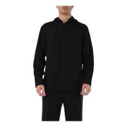 Emporio Armani Formal Shirts Black, Herr