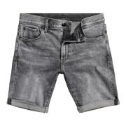 G-star Slim Denim Short Superstretch Gray, Herr