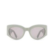 Gucci Gröna solglasögon Gg1544S 003 Stil White, Dam