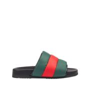 Gucci Web Padded Sandaler Svart Black, Herr