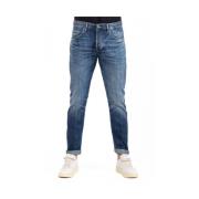 Dondup Mäns Ikoniska Jeans Blue, Herr