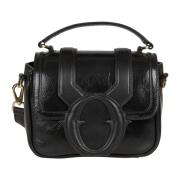 Ottod'Ame Svart Crossbody Väska med Stil Black, Dam