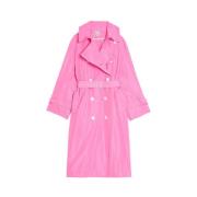 Ines De La Fressange Paris Rosa Bomull Trench Coat Pink, Dam