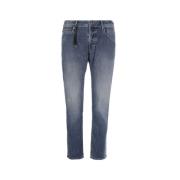 Incotex Blå Division Slim Fit Jeans Blue, Herr