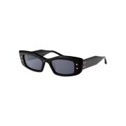 Valentino Garavani Stiliga V-Quattro Solglasögon Black, Unisex