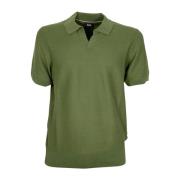 Hugo Boss Grön Bomull Polo Stil Tröja Green, Herr