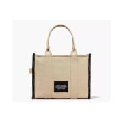 Marc Jacobs Stor Tote Shopper Väska med Logotyp Beige, Dam