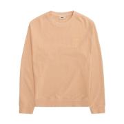 Obey Elegant Persika Sweatshirt med Logotyp Pink, Herr