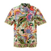 Etro Buketttryck Bomull Poplin Skjorta Multicolor, Dam