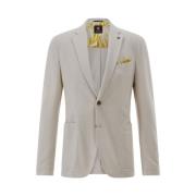 Club Of Gents Klassisk Beige Blazer Beige, Herr