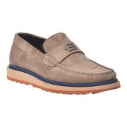 Baldinini Loafer in taupe suede Multicolor, Herr