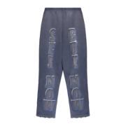 Balenciaga Vintageeffekt sweatpants Blue, Dam