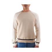 Emporio Armani Stilfull Pullover Sweater Beige, Herr