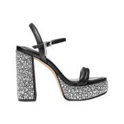 Michael Kors Platform Sandal Laci Style Black, Dam