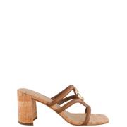 Michael Kors Heeled Mules Brown, Dam