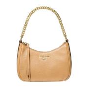 Michael Kors Chain Pouchette Beige, Dam