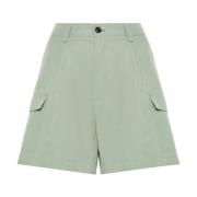 Woolrich Ljusgrön Shorts Ss24 Green, Dam