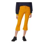 Twinset Flare Corduroy Byxor Senapsgul Yellow, Dam