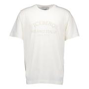 Iceberg T-Shirts White, Herr