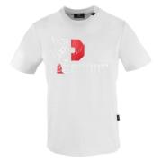 Plein Sport Kortärmad Rund Hals Bomull T-shirt White, Herr