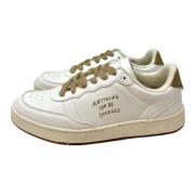 Acbc Kaffe Vit Sneaker Evergreen White, Herr