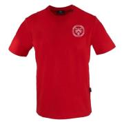 Plein Sport Kortärmad Rund Hals Bomull T-shirt Red, Herr