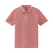 Woolrich Mackinack Polo i  Sand Pink, Herr