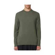 Emporio Armani Beetle Pullover av Punto Green, Herr