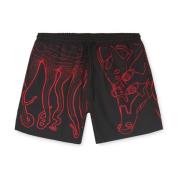 Octopus Shorts Black, Herr