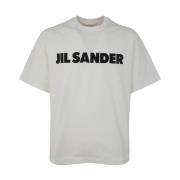 Jil Sander T-shirt med tryckt logga White, Herr