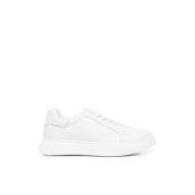 Paciotti Vita Lädersneakers Gummisula Italien White, Herr