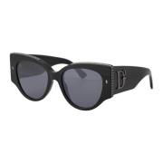 Dsquared2 Stiliga Solglasögon D2 0032/S Black, Dam