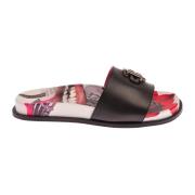 John Richmond Bred Rem Logo Sandal Låg Sula Black, Herr