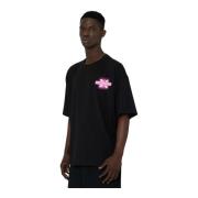 John Richmond Grafisk Tryck T-shirt Black, Herr