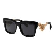 Roberto Cavalli Stiliga solglasögon Src041M Black, Dam